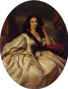 Madame van Jujewicz door Franz Xaver Winterhalter
